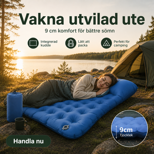 Ultralett og kompakt liggeunderlag – Sov som hjemme